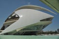 El Palau de les Arts Reina SofÃÂ­a at City of Arts and Sciences, Valencia, Spain, in a beautiful summer day, side view