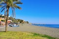 El Palo Beach in Malaga, Spain