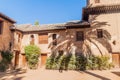 El Partal building at Nasrid Palaces (Palacios Nazaries) at Alhambra in Granada, Spa Royalty Free Stock Photo