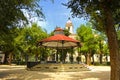 El Paseo del Prado y la Catedral de Ciudad Real, EspaÃÂ±a Royalty Free Stock Photo