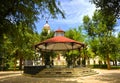 El Paseo del Prado y la Catedral de Ciudad Real, EspaÃÂ±a Royalty Free Stock Photo