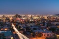 El Paso, Texas Night Skyline Royalty Free Stock Photo