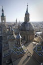 El pilar church in zaragoza