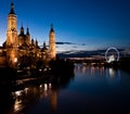 El pilar Zaragoza basilica cathedral Royalty Free Stock Photo