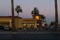 El Pollo Loco Las Vegas, at dusk.