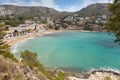 El Portet Spain Costa Blanca near Moraira, beautiful beach and bay Royalty Free Stock Photo