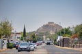 El Pueblito pyramid Quertaro Mexico archaeological zone Mayan ruins Hispanic town blue sky tourist place magical townhistorical