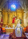The ornate chapel in Great Priory Church, on Sept 21 in El Puerto, Spain