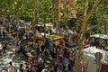 El Rastro flea market in Madrid, Spain