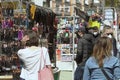 El Rastro, Madrid flea market, on sunday mornings. Royalty Free Stock Photo