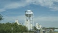 El Reno, Oklahoma water tower and Valero fuel station