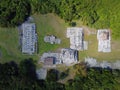 El Rey ruin aerial view in Cancun, Quintana Roo, Mexico