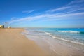 El Saler beach of Valencia at Mediterranean Royalty Free Stock Photo