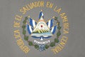 El Salvador coat of arms Royalty Free Stock Photo