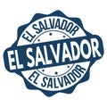 El Salvador grunge rubber stamp