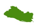 El Salvador map - Republic of El Salvador