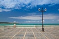 El Sardinero beach promenade, Santander, Spain Royalty Free Stock Photo