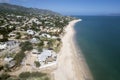 el sargento beach la ventana baja california sur mexico aerial view panorama Royalty Free Stock Photo