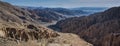 El Sillar pass near Tupiza, landscape around Quebrada de Palala Valley with eroded spiky rock formations - Bolivia