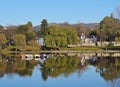 El Tajamar Lake in Alta Gracia, Argentina