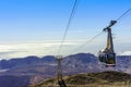 El Teide, Tenerife/Spain - March 6, 2020: By cable car to the top of the El Teide volcano