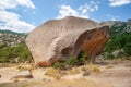 `El Tolmo` huge granite mass 18 meters high and 500 tons