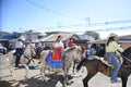 El Tope, the Costa Rican National Day of Horsesman in Liberia Royalty Free Stock Photo