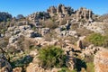 El Torcal de Antequera, nature reserve, province of MÃ¡laga, Spain Royalty Free Stock Photo