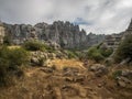 El Torcal de Antequera Royalty Free Stock Photo