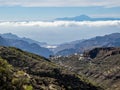 El Toscon de Tejeda village on the way to Timagada in Grand Canary island, Spain