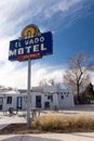 El Vado Motel sign on old Route 66, Albuquerque, NM