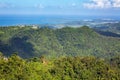 El Yunque National Forest Puerto Rico scenic view Royalty Free Stock Photo