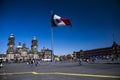 El Zocalo in Mexico City, with Cathedral mexico ci