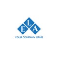 ELA letter logo design on WHITE background. ELA creative initials letter logo concept. ELA letter design.ELA letter logo design on