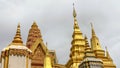 Ornate Buddhist golden towers and stupas, Phnom Penh