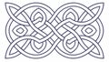 Elaborate Celtic Knotwork Border Ã¢â¬\' Traditional Design, vector design Generative AI Royalty Free Stock Photo