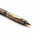 Elaborate Design Pen With Contemporary Chicano And Art Nouveau Influences