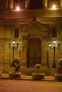 Elaborate doorway in Rome, Italy