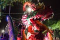 An Elaborate Dragon Float in the Orpheus Parade