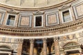 Rome - Interior Details Of The Pantheon
