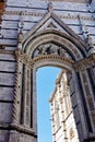 Elaborate Stone Archway, Siena, Italy