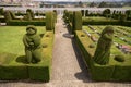 elaborate topiary in the Tulcan Ecuador cemetery