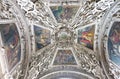 Elaborate Vaulted Baroque Ceiling of Franciscan Church, Salzburg, Austria