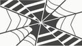 Geometric Spider Web Pattern: Intricate Abstract Design, vector design Generative AI Royalty Free Stock Photo