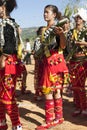 Elaborately Dressed Jingpo Woman