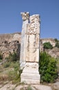 Elaborately Engraved Column at Agora, Aphrodisias Archaeological Site, AydÃÂ±n Province, Turkey