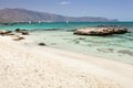 Elafonisi beach (Crete, Greece) Royalty Free Stock Photo