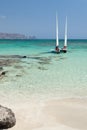 Elafonisi beach (Crete, Greece) Royalty Free Stock Photo