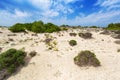 Elafonissi beach with pink sand on Crete, Greece Royalty Free Stock Photo