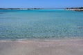 Elafonissos beach, crete, greece Royalty Free Stock Photo